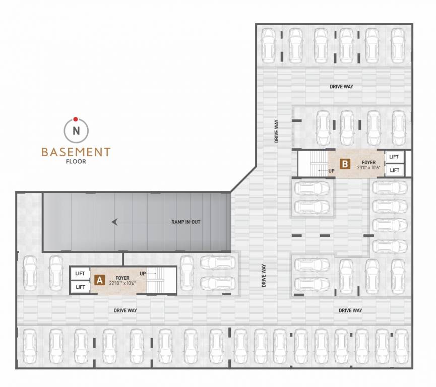  keshavam saavi Block A And B Cluster Plan For Ground Floor