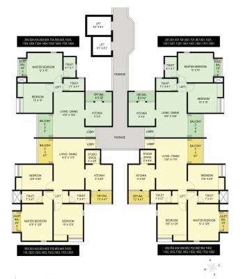  41-cosmo A Building Residentia Cluster Plan