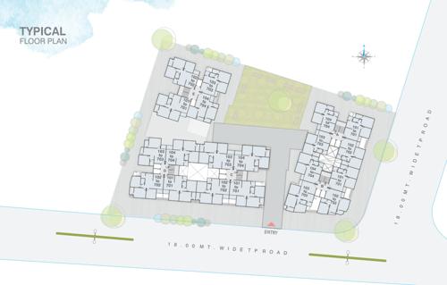  shree-siddheshwar-highview Block A, Block B, Block C, Block D, Block E  Cluster Plan from 1st to 7th Floor