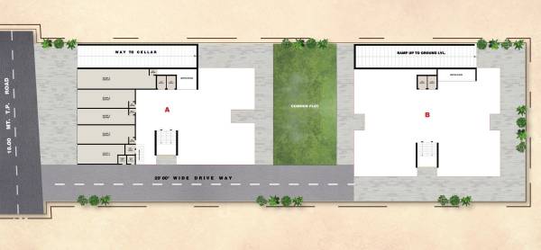  casa-amplio Block A And B Cluster Plan For Ground Floor