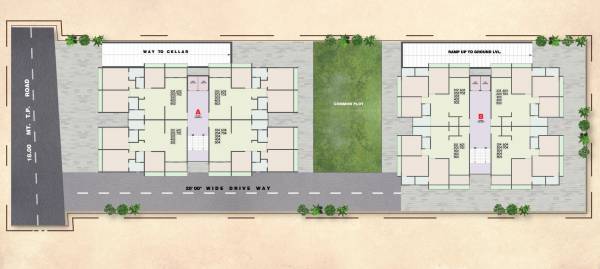  casa-amplio Block A And B Cluster Plan For Typical Floor
