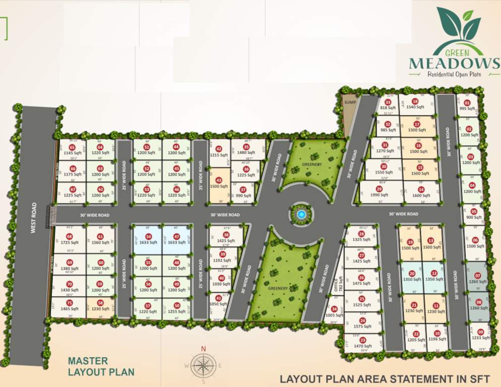  meadows Layout Plan