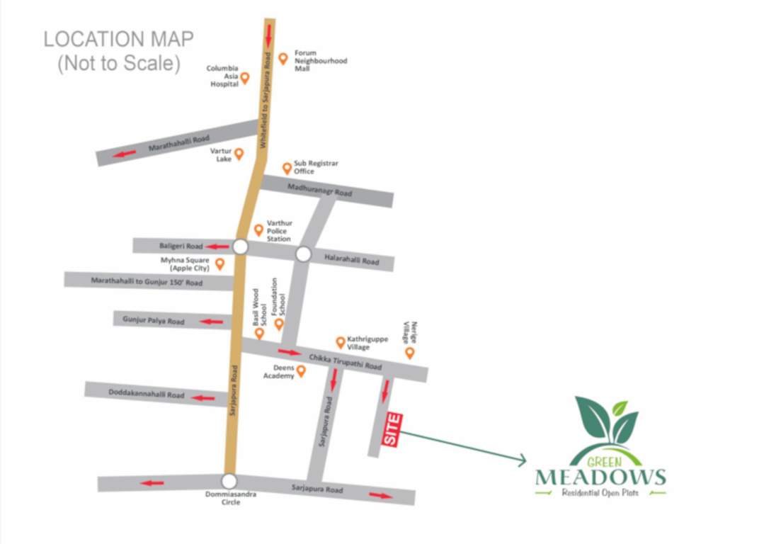  meadows Location Plan
