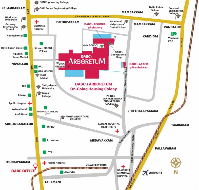  dahlia villa Location Plan