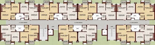  madhav-residency A Cluster Plan For Typical