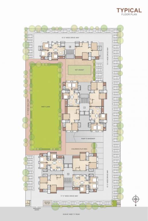 meera homes A,B,C Cluster Plan