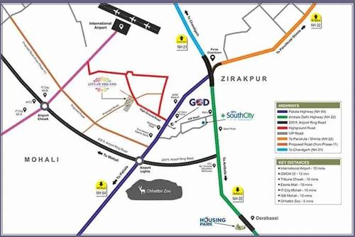 Location Plan city-of-dreams-zirakpur Location Plan