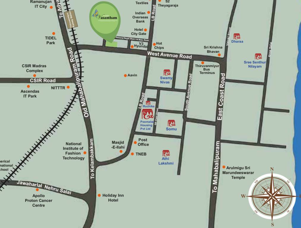  vasantham Location Plan
