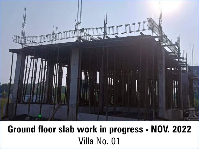  krystal villas Construction Status Nov 22