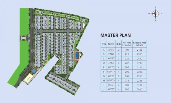  krystal-villas Master Plan