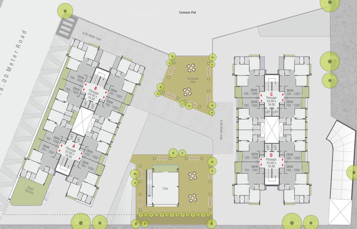  samruddhi high view Block AB Cluster Plan