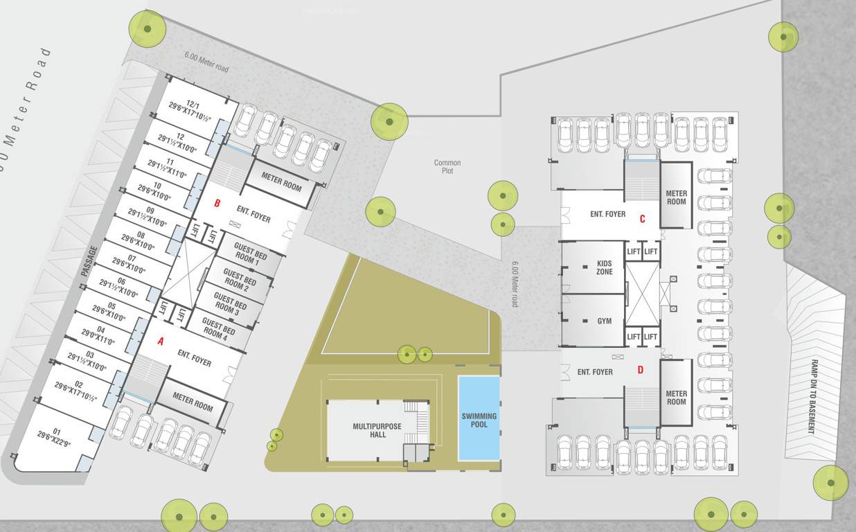  samruddhi high view Block CD Cluster Plan