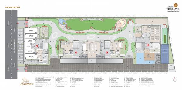  heritage Block A-B-C-D Cluster Plan