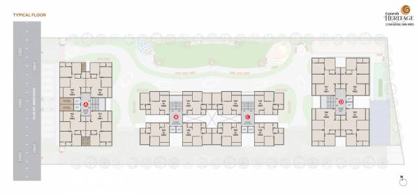  heritage Block A-B-C-D Cluster Plan