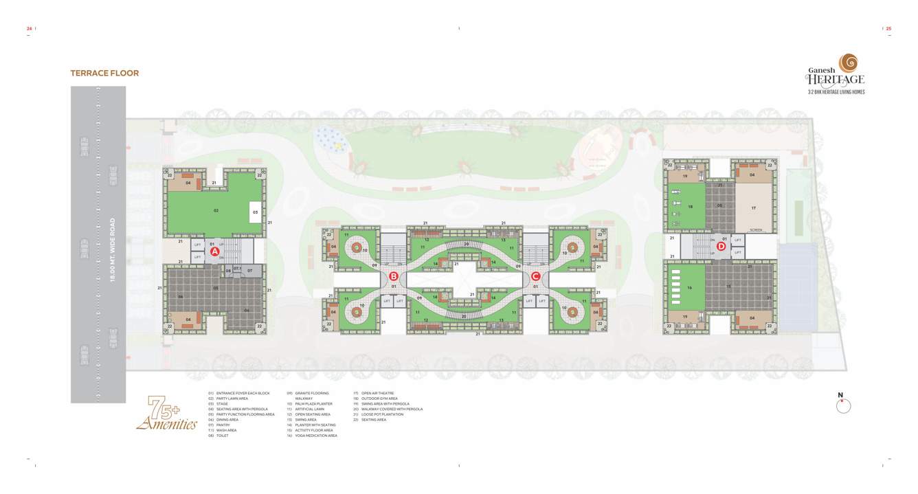  heritage Block A Cluster Plan