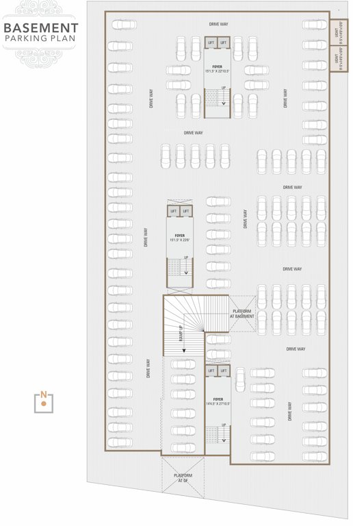  sydney lifestyle Block A , Block B, Block C Basement Cluster Plan