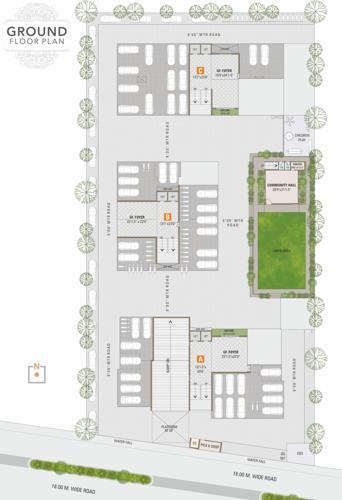  sydney-lifestyle Block A , Block B, Block C Cluster Plan for ground Floor