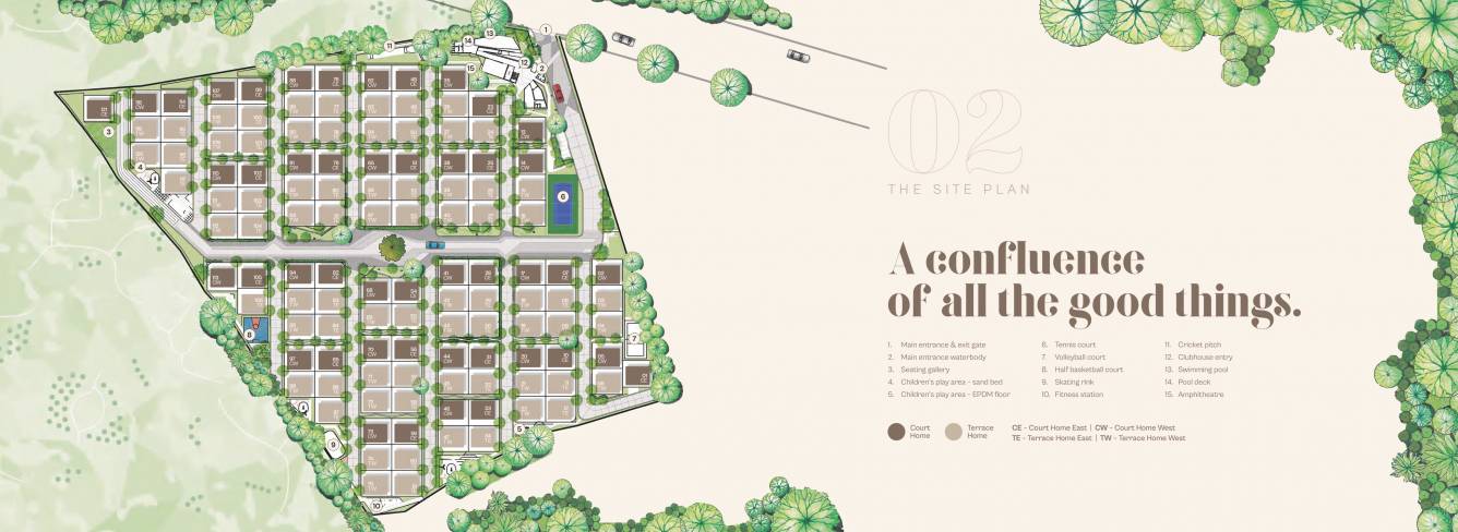  the promenade Layout Plan