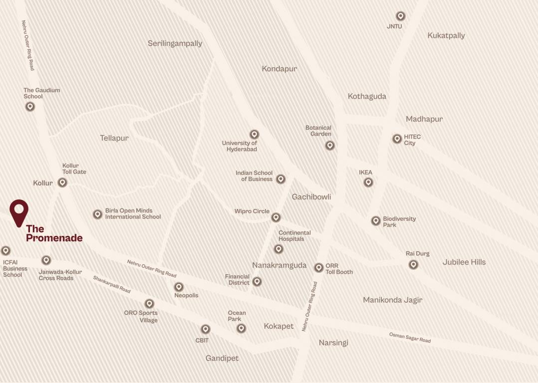  the promenade Location Plan