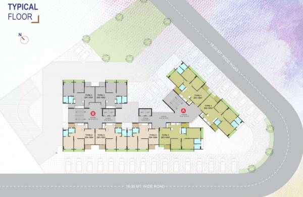  sampriya Block A Cluster Plan from 2nd to 10th Floor