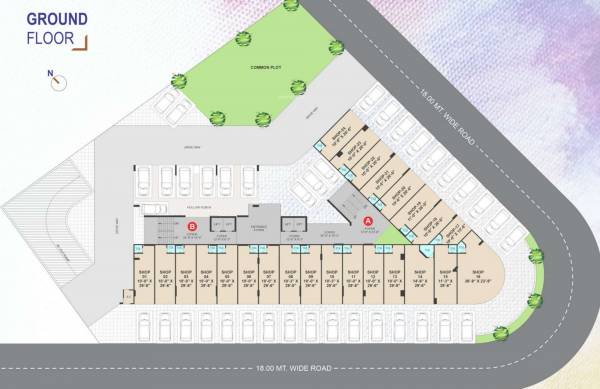  sampriya ground Floor Cluster Plan