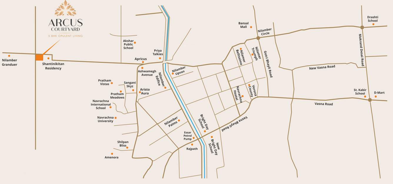  arcus courtyard Location Plan
