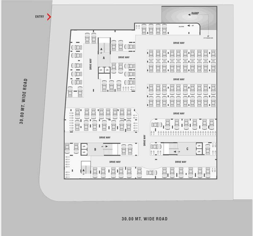  maple heights A,B,C  Cluster Plan For Basement