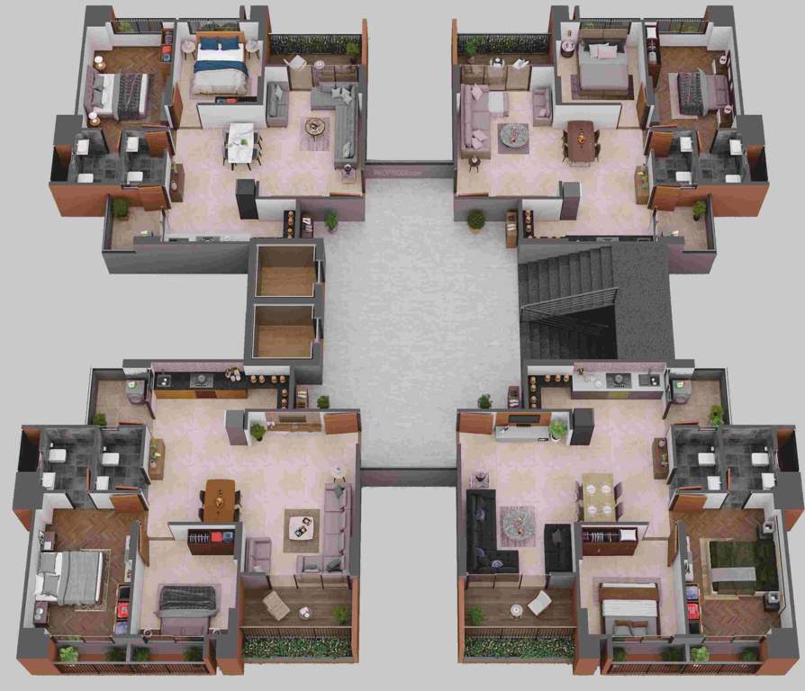  maple heights B Cluster Plan For Typical
