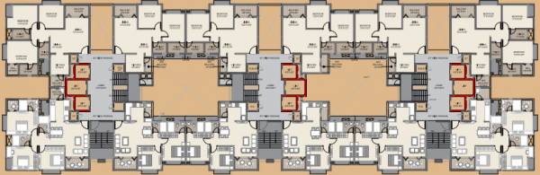  shlok A Building Wing A1, A2, A3 Cluster Plan
