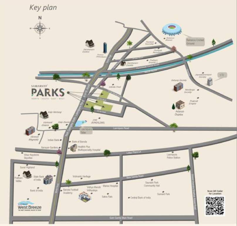  south park Location Plan