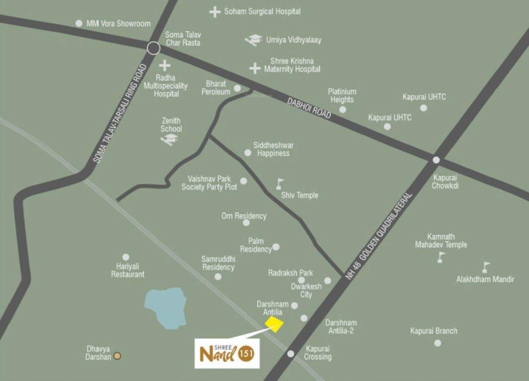  shree nand 151 Location Plan