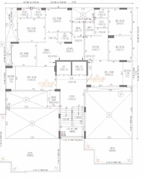  aarambh-residency Aarambh Residency Cluster Plan For 7th Floor