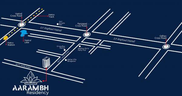  aarambh-residency Location Plan