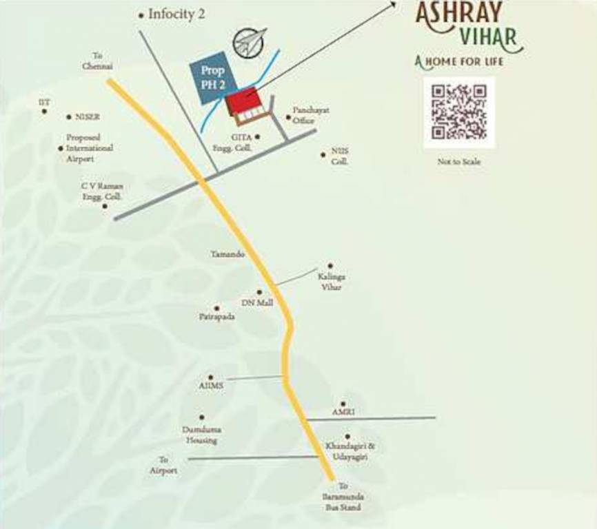  ashray vihar Location Plan