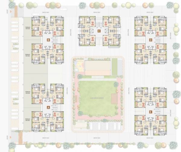  skyview A Cluster Plan from 2nd to 14th Floor