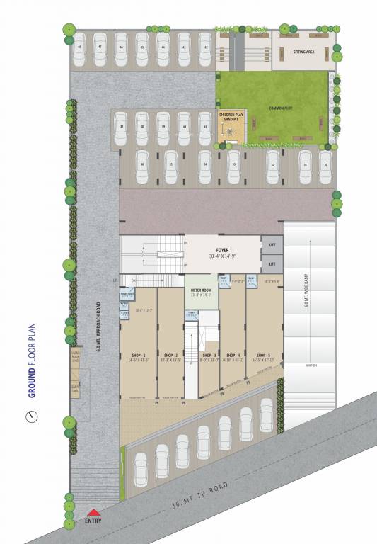  haven Block 1 Cluster Plan For Ground Floor