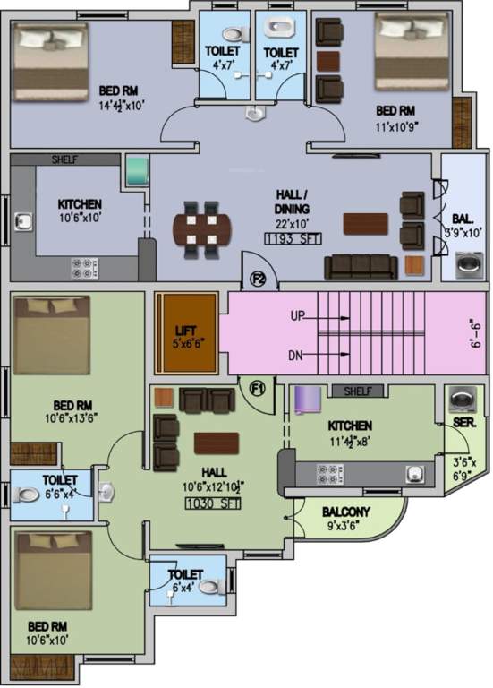  homes Homes Cluster Plan For 1st Floor