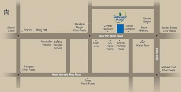  siddheshwar-plaza Location Plan