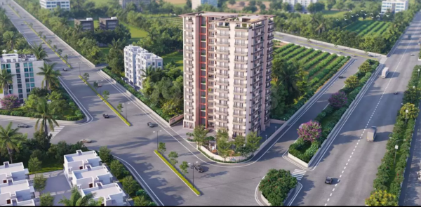 Elevation siddheshwar-plaza Elevation