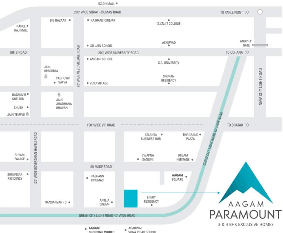 paramount Location Plan