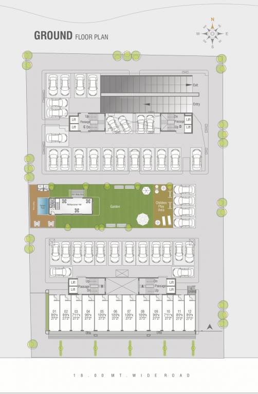 grace Block A Cluster Plan for ground Floor