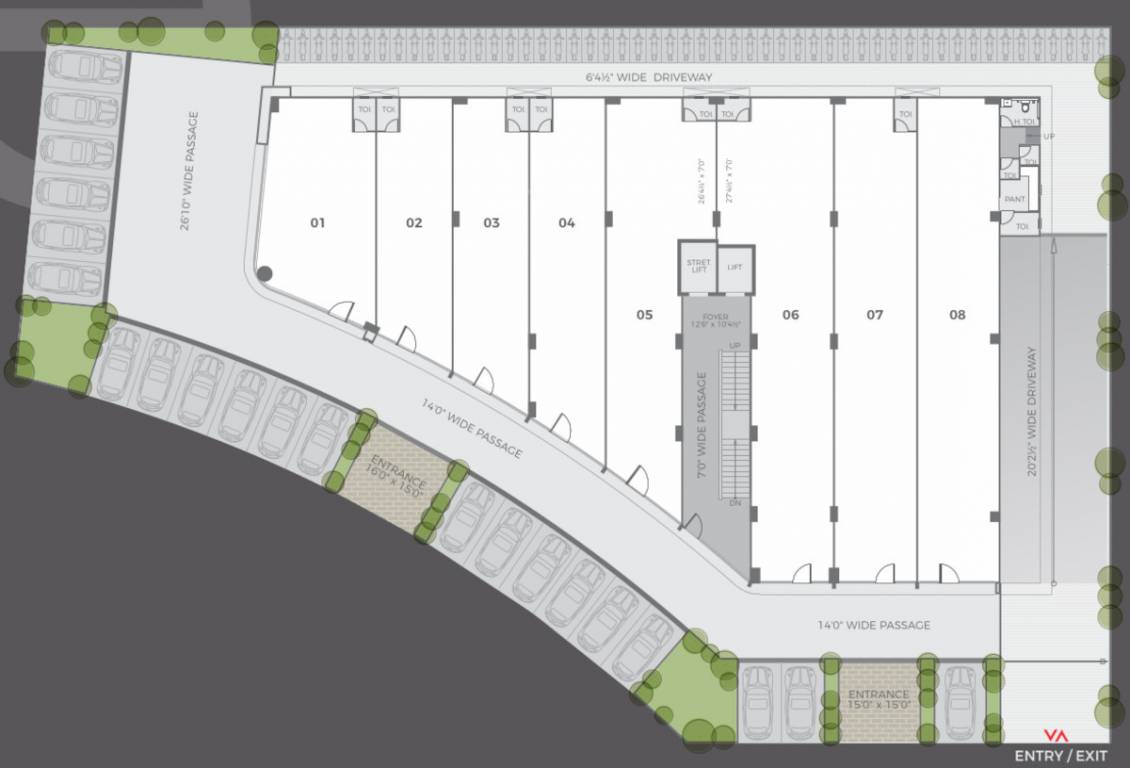  shilp one Cluster Plan For Ground