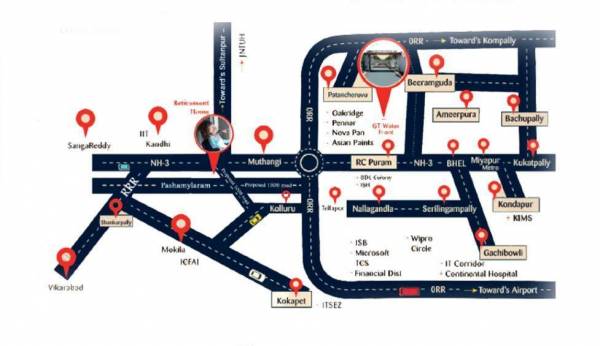  times-shreevatsavam Location Plan