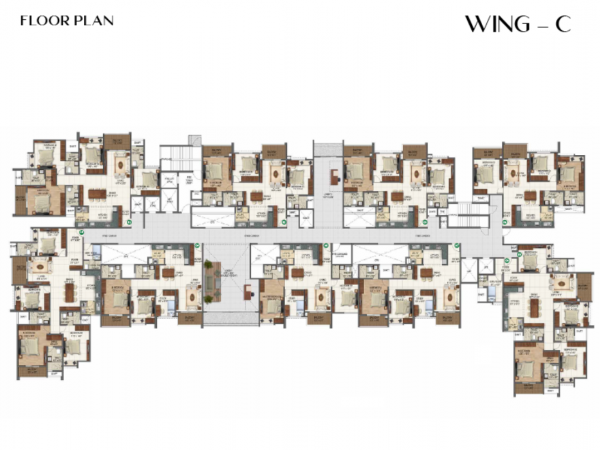 Wing C Cluster Plan for Typical Floor folium Wing C Cluster Plan for Typical Floor