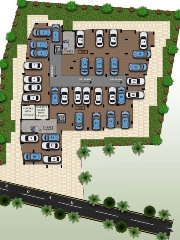  max tower Max Tower Cluster Plan for ground Floor