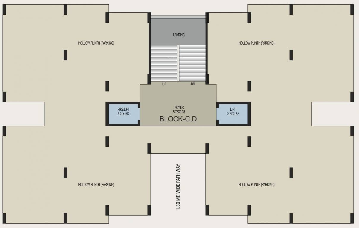 swastik rise C And D Ground Cluster Plan