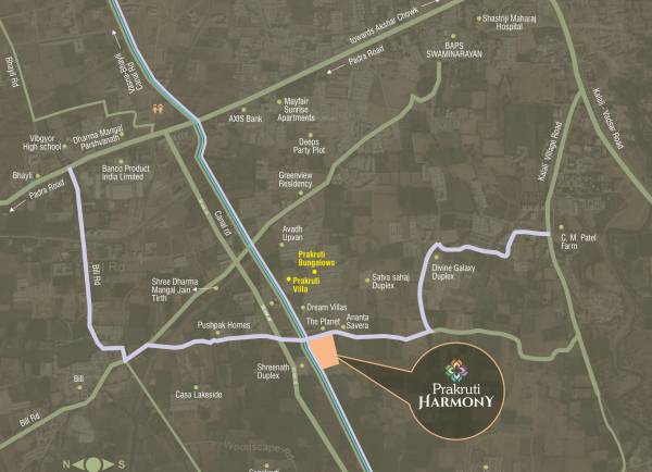  prakruti-harmony Location Plan