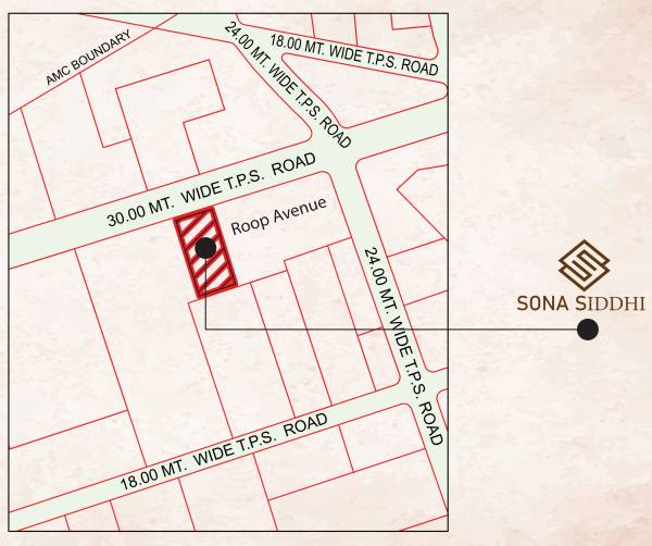  sona-siddhi Location Plan