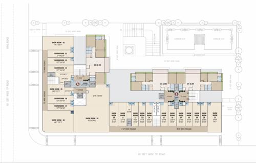  the-twin-towers A Cluster Plan from 1st to 2nd Floor