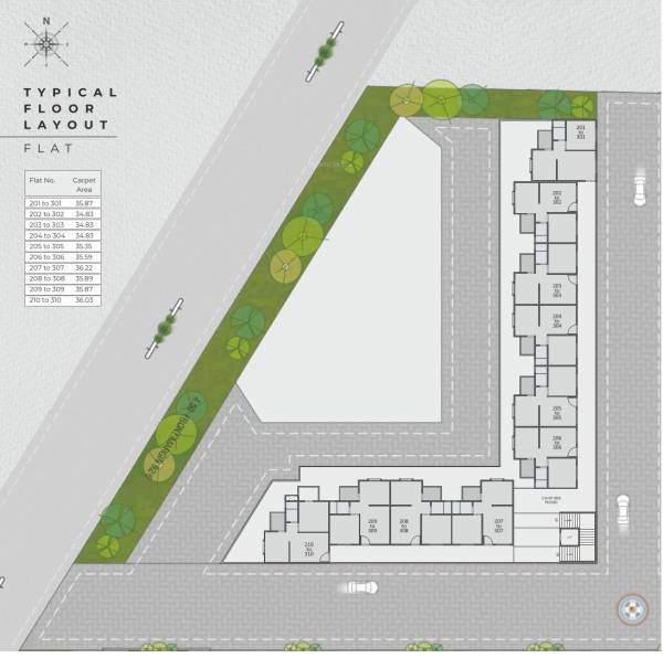  madhuban-residency Cluster Plan